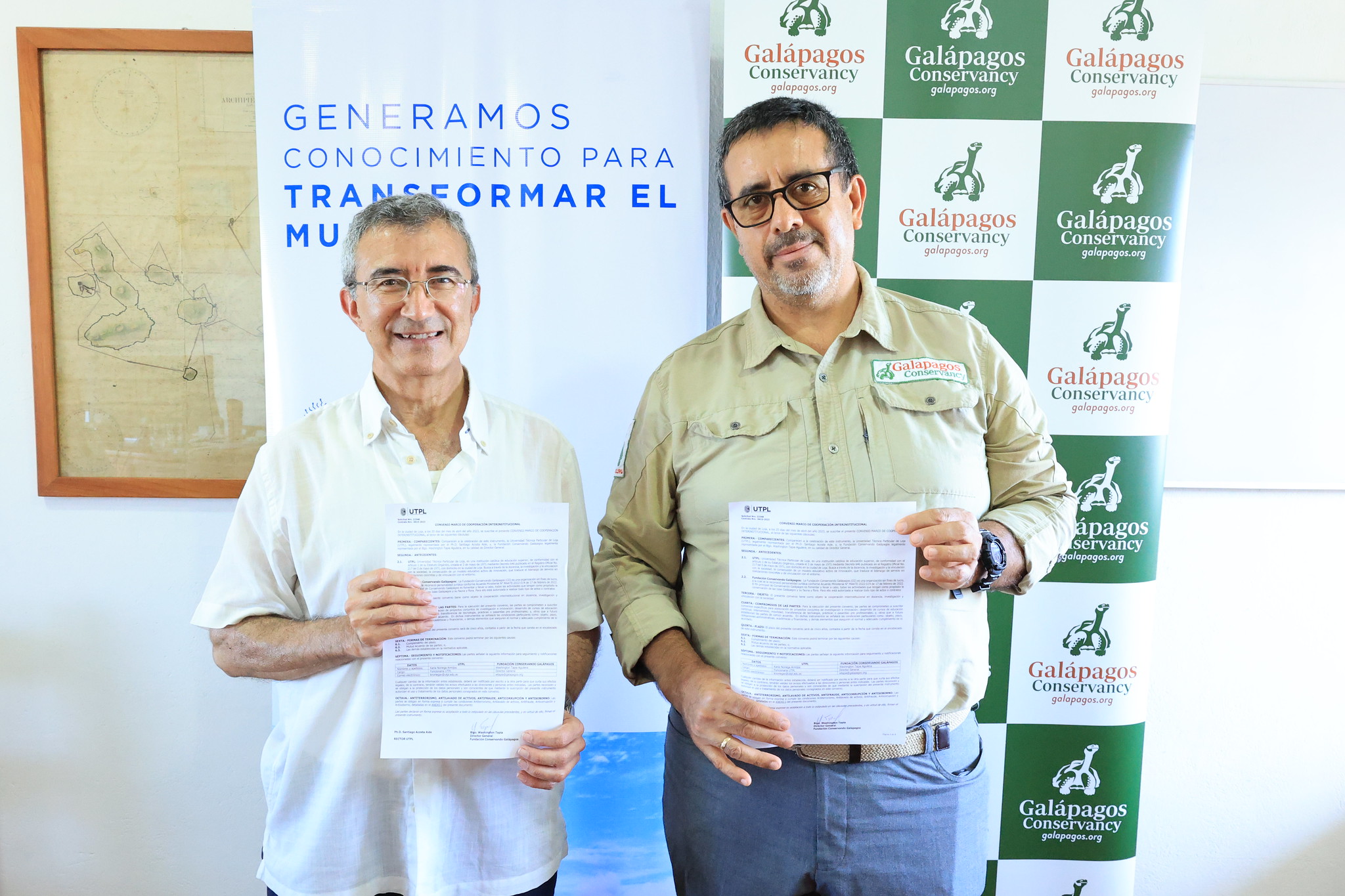 Conservando Galápagos and UTPL Join Efforts for the Conservation of